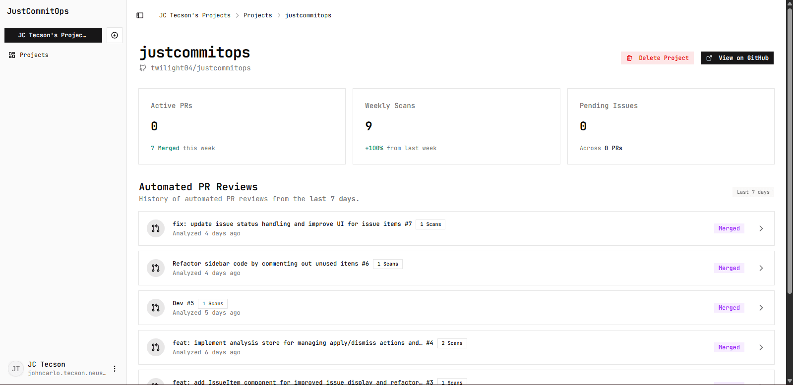 JustCommitOps
